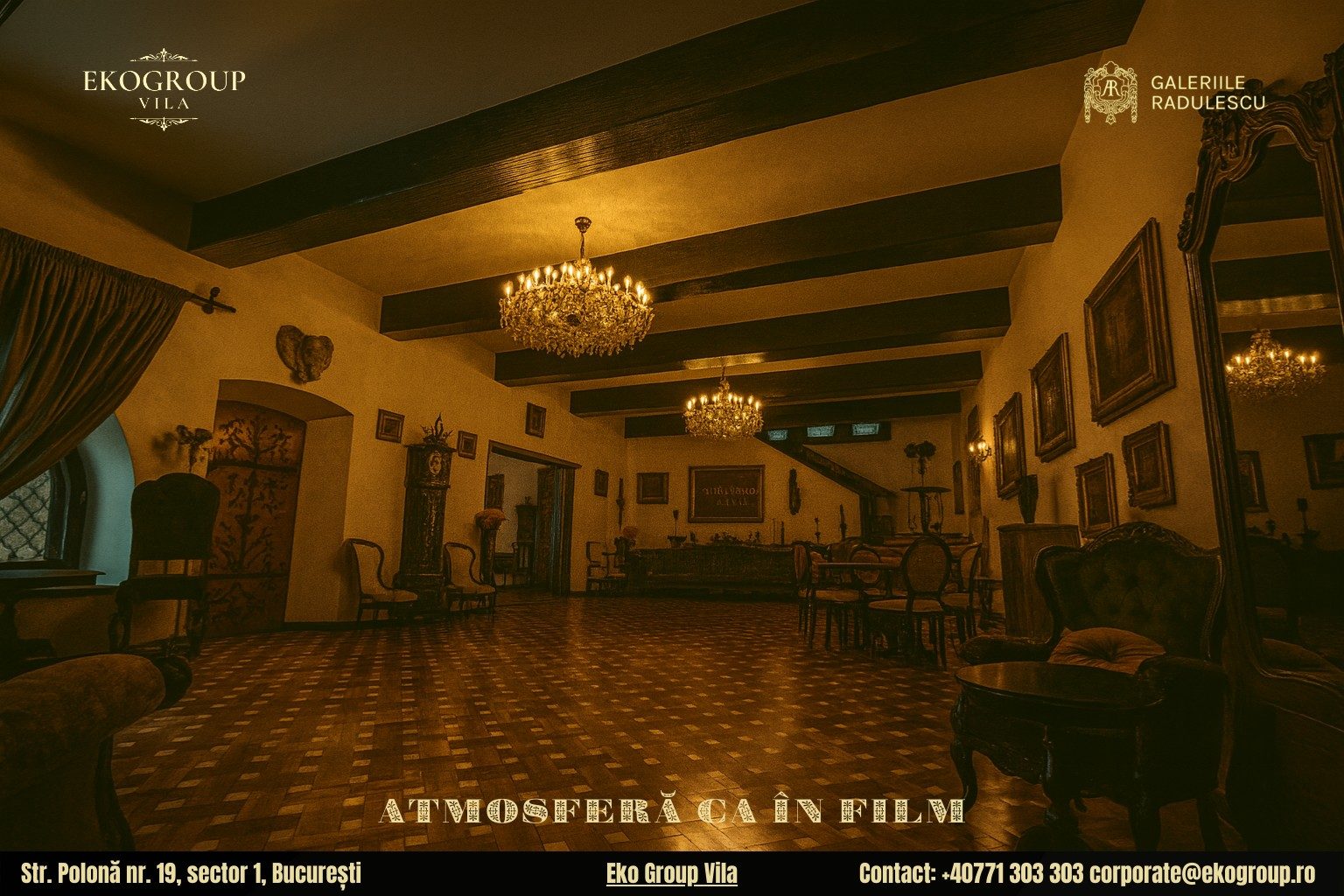 Un film de Crăciun în lumea interbelică: Crăciunul anilor ’30 la Eko Group Vila