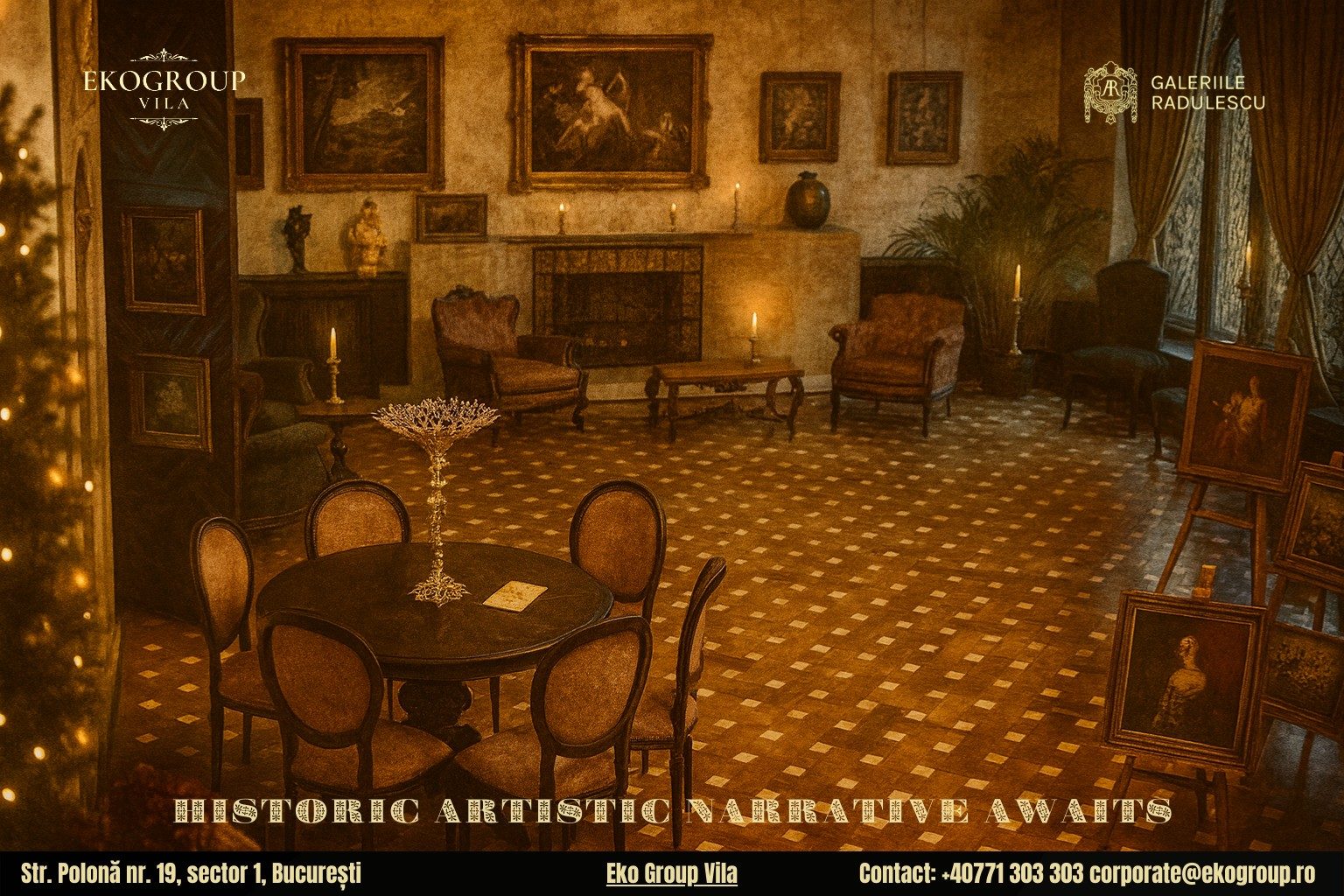 Povestea Crăciunului redescoperită la Eko Group Vila în atmosfera anilor ’30